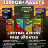 Gain access to every asset we offer—now and in the future. Packed with templates, stock media, plugins, and more,